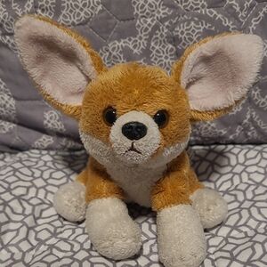 Adorable Tan and Cream Stuffed Animal
